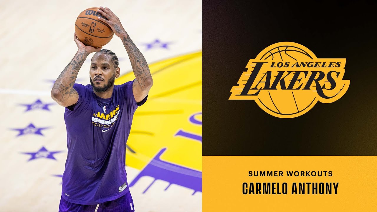 image 0 Carmelo Anthony’s First Workout With The Lakers