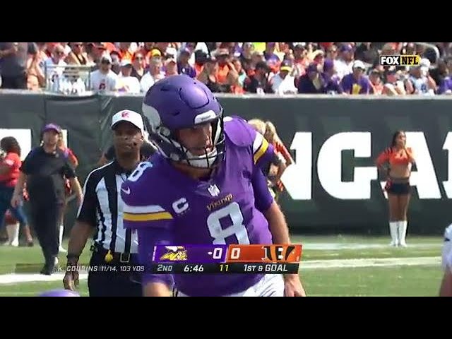 image 0 Cousins Finds Thielen For First Td Of Vikings Season