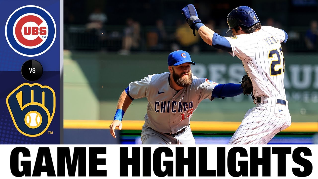 image 0 Cubs Vs. Brewers Highlights (9/19/21) : Mlb Highlights