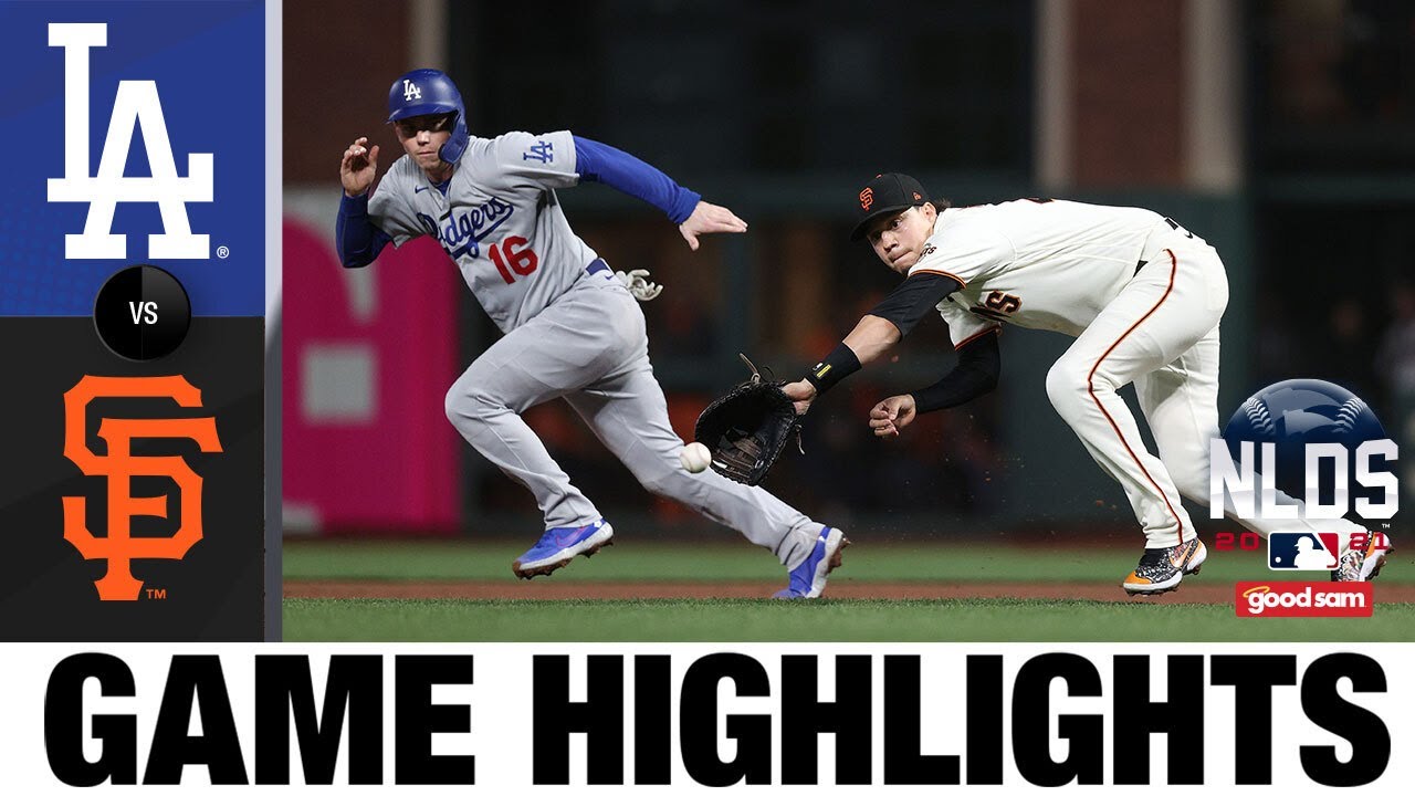image 0 Dodgers Vs. Giants Alds Game 1 Highlights (10/8/21) : Mlb Highlights
