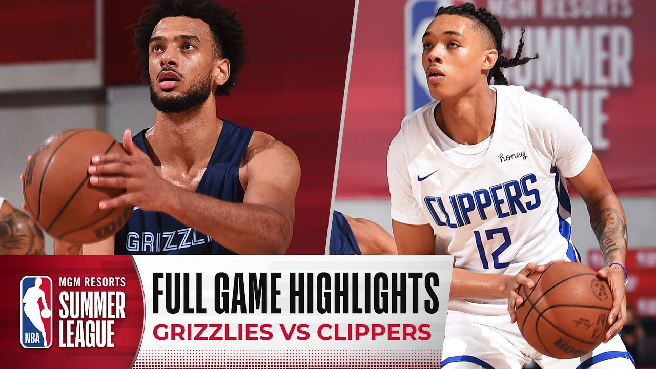 image 0 Grizzlies At Clippers : Nba Summer League : Full Game Highlights