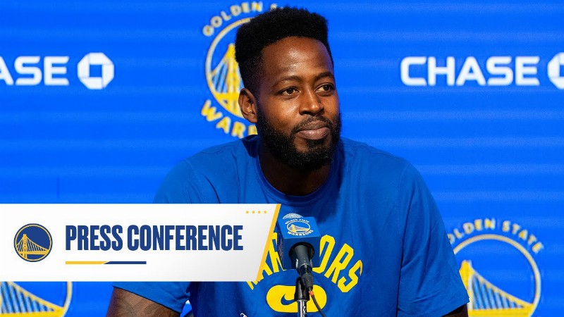 Jamychal Green's First Press Conference With The Golden State Warriors