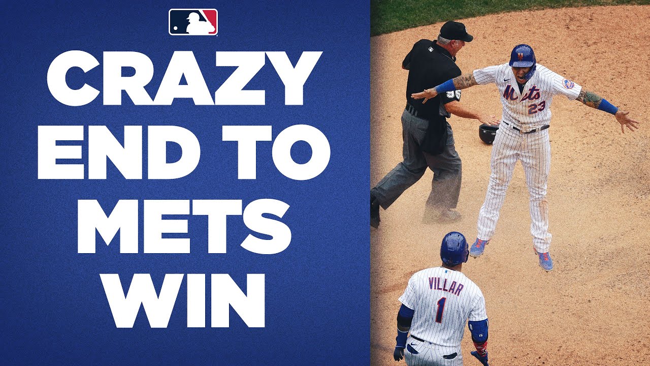 image 0 Javy Báez Races Around Bases To Score Winning Run : Mets Win Wild One In 9th Against Miami!