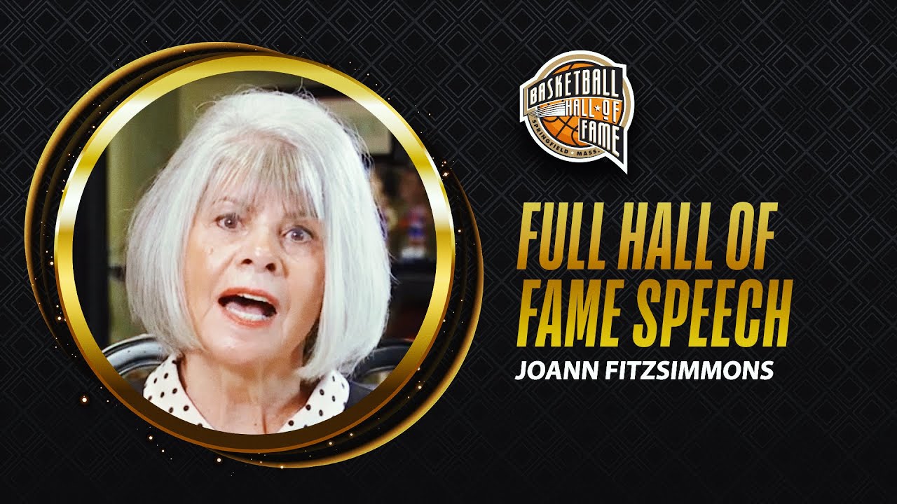 image 0 Joann Fitzsimmons : Hall Of Fame Career Enshrinement Speech