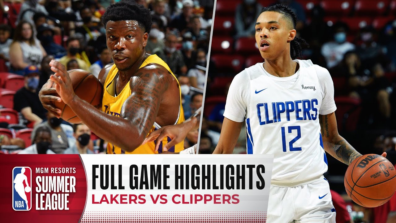 image 0 Lakers At Clippers : Nba Summer League : Full Game Highlights