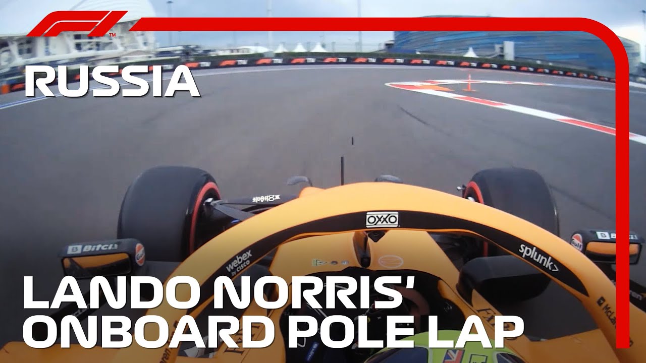 image 0 Lando Norris' Pole Lap : 2021 Russian Grand Prix : Pirelli