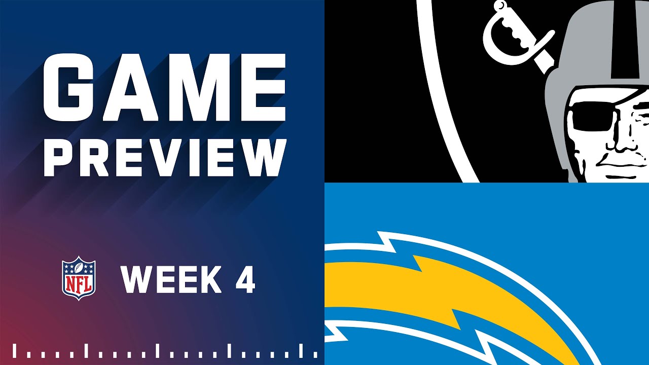 image 0 Las Vegas Raiders Vs. Los Angeles Chargers : Week 4 Nfl Game Preview