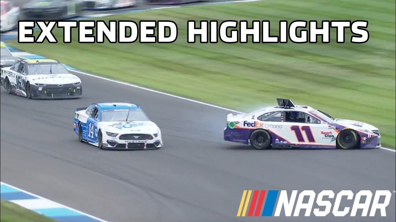 image 0 Last-lap Drama On The Indianapolis Road Course : Nascar Cup Series Extended Highlights