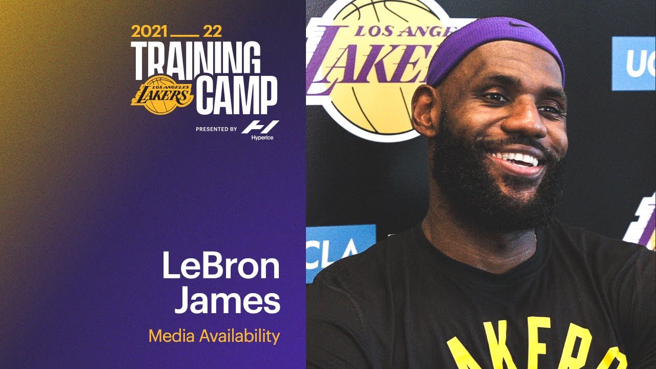 image 0 Lebron James Is Bringing The Intensity In Year 18 : Lakers Training Camp