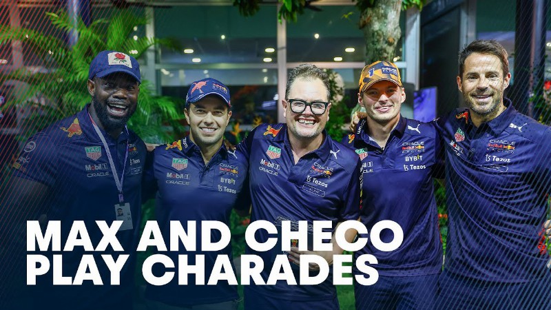 Let's Play Charades : Max And Checo Team Up With A League Of Their Own
