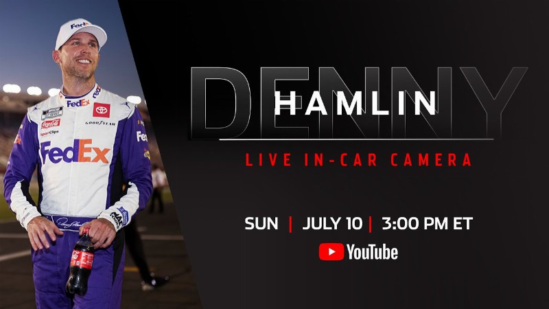 Live: Denny Hamlin's Atlanta In-car Camera Presented By Coca-cola