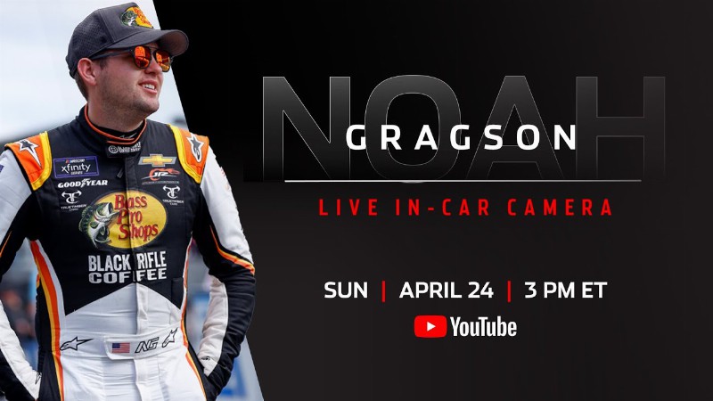 Live: Noah Gragson's Nascar In-car Camera At Talladega Presented By Wendy's