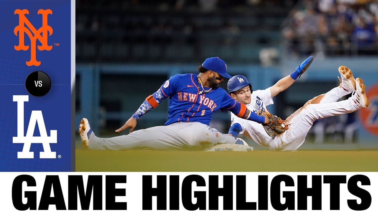 image 0 Mets Vs. Dodgers Game Highlights (8/19/21) : Mlb Highlights