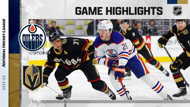 Oilers @ Golden Knights 1/14 : Nhl Highlights 2023