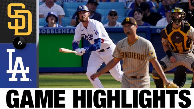 Padres Vs. Dodgers Game Highlights (8/7/22) : Mlb Highlights