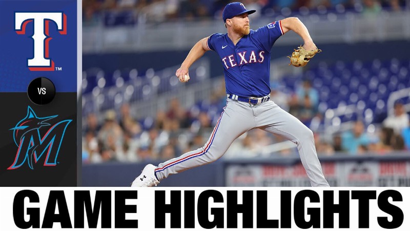 Rangers Vs. Marlins Game Highlights (7/21/22) : Mlb Highlights
