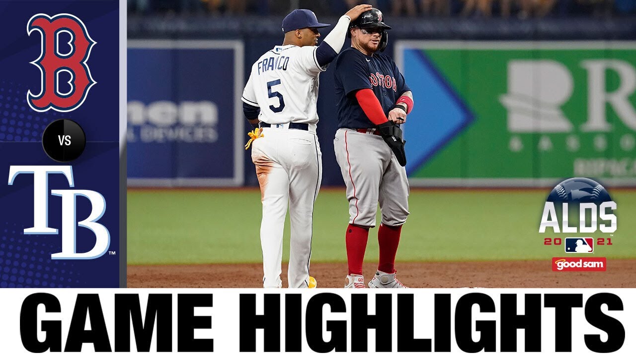 image 0 Red Sox Vs. Rays Alds Game 2 Highlights (10/8/21) : Mlb Highlights