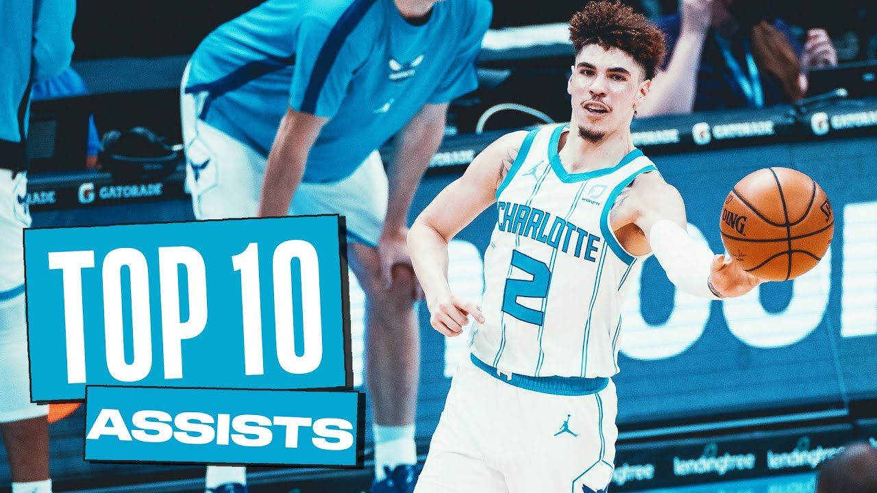 image 0 Rookie Of The Year Lamelo Ball’s Top 10 Assists From The 2020-21 Nba Season! 🐝