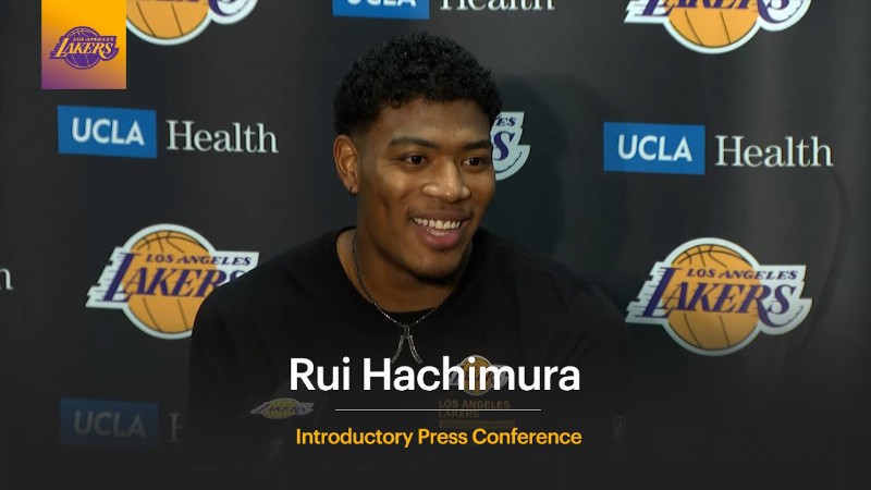 Rui Hachimura - Lakers Introductory Press Conference