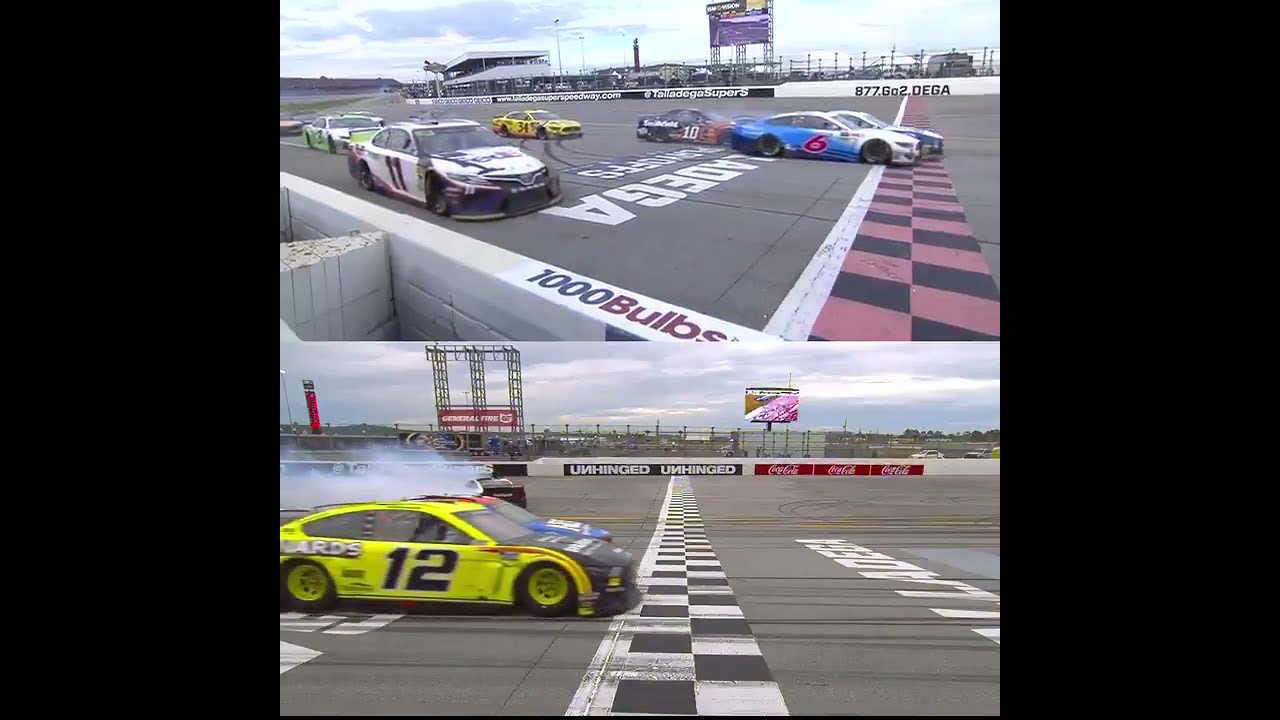 image 0 Ryan Blaney Just Knows How To Win In Talladega : #shorts : Nascar