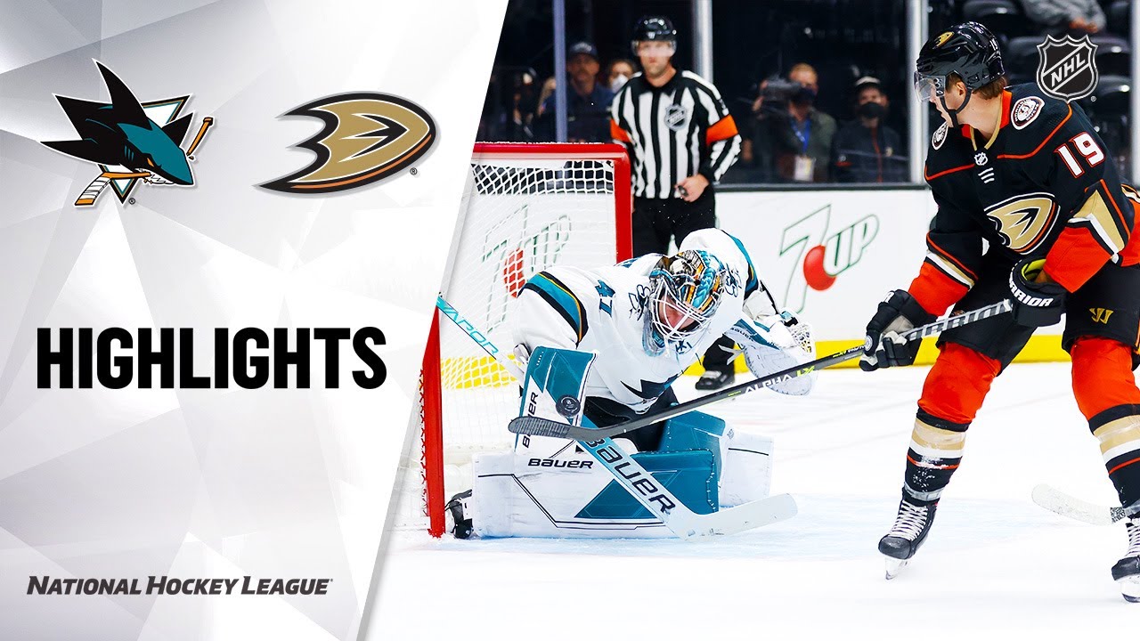 image 0 Sharks @ Ducks 9/30/21 : Nhl Highlights