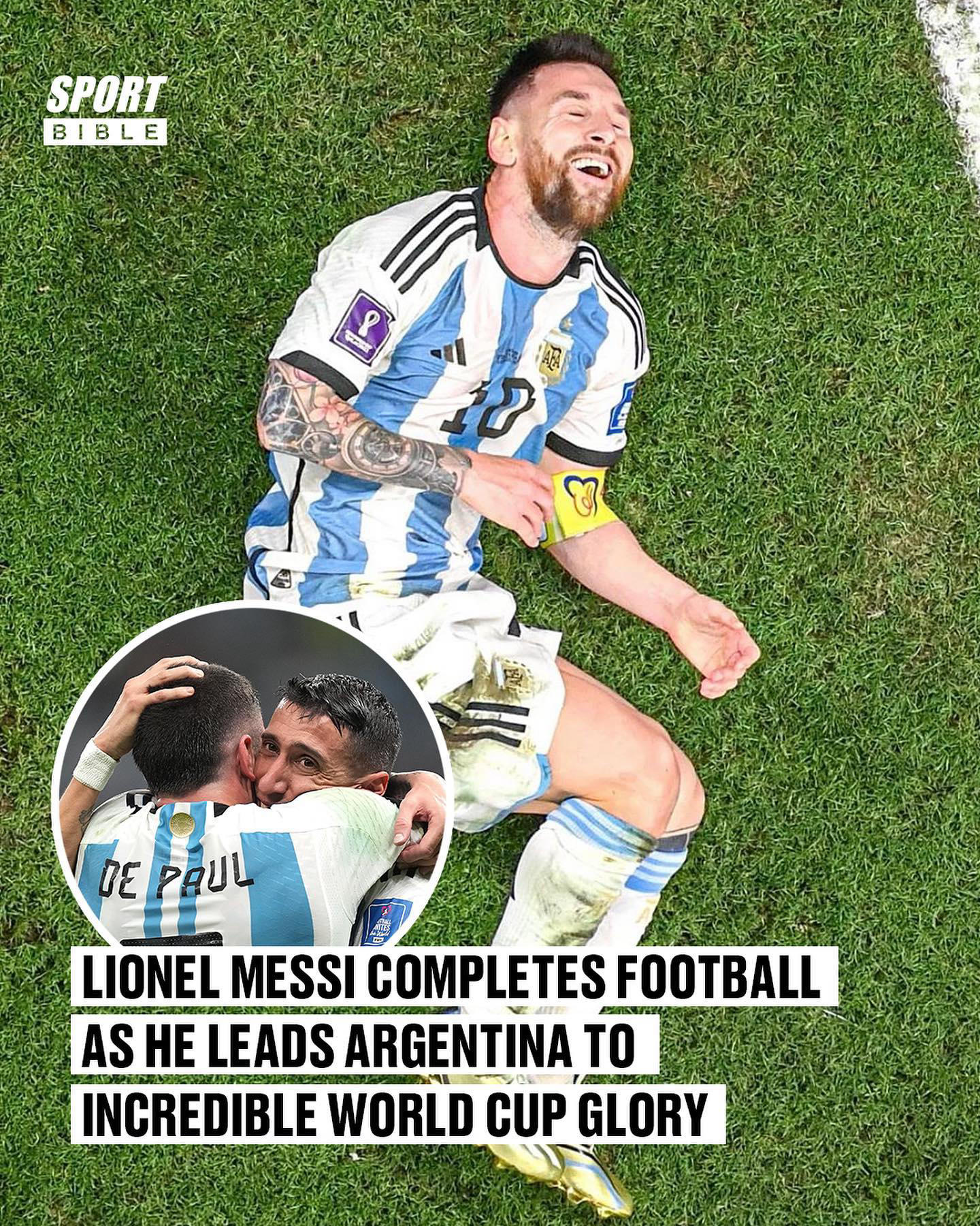 SPORTbible - ARGENTINA WIN THE WORLD CUP