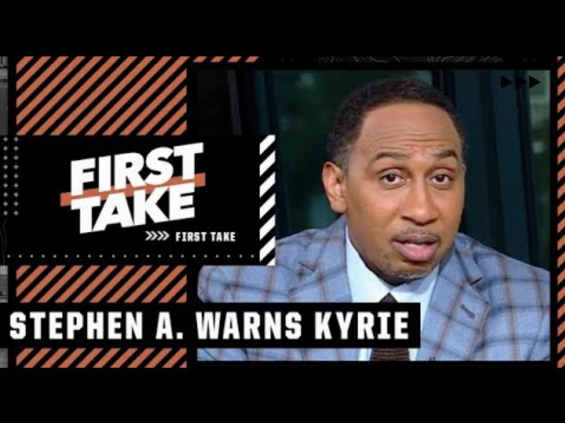Stephen A. Issues A Big Warning To Kyrie Irving For His Latest Tweet 👀 : First Take