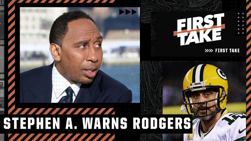 Stephen A. Warns Aaron Rodgers About Having A Bad Game Vs. The Bears 😬 : First Take