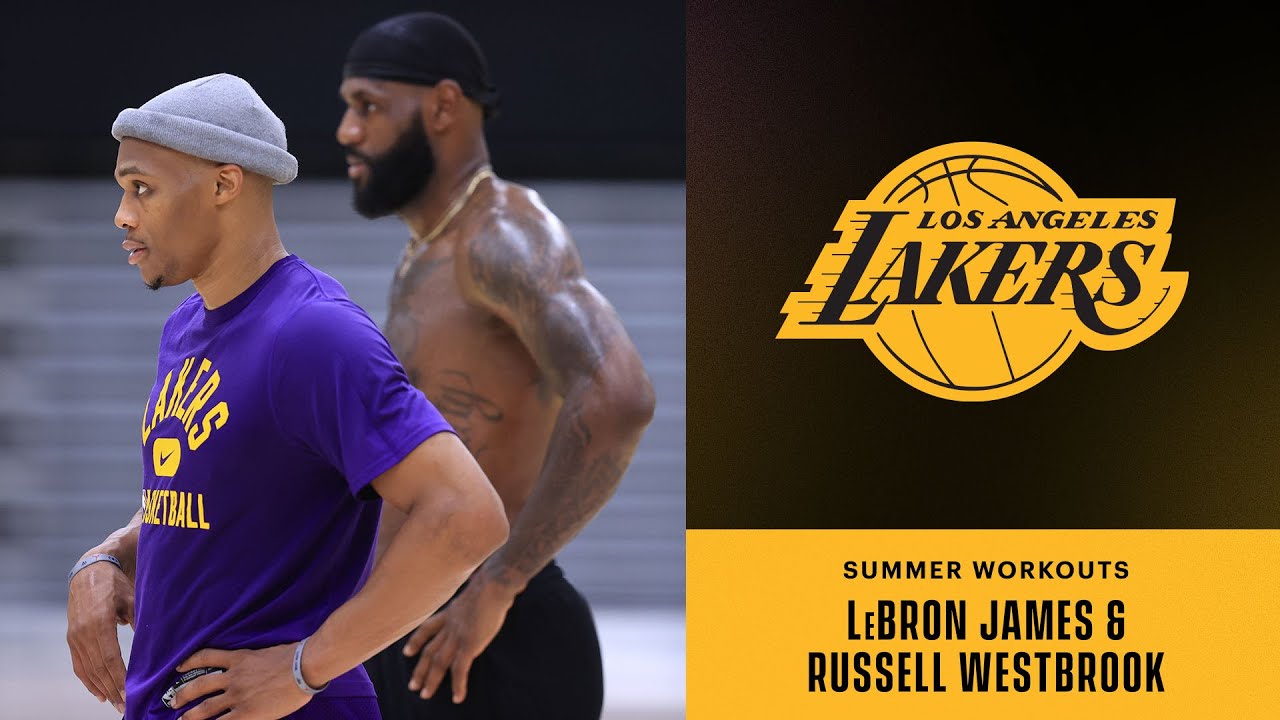 image 0 The King. The Brodie. The Lake Show : Lakers Summer Workouts