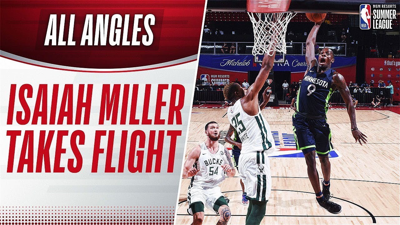 image 0 Timberwolves Isaiah Miller Took Flight! ✈