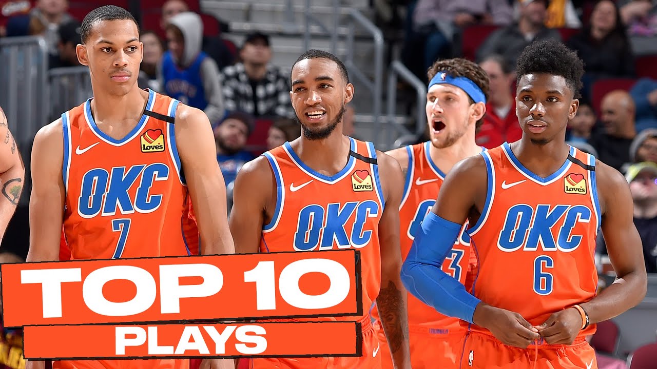 image 0 Top 10 Oklahoma City Thunder Plays Of The Year! 💯