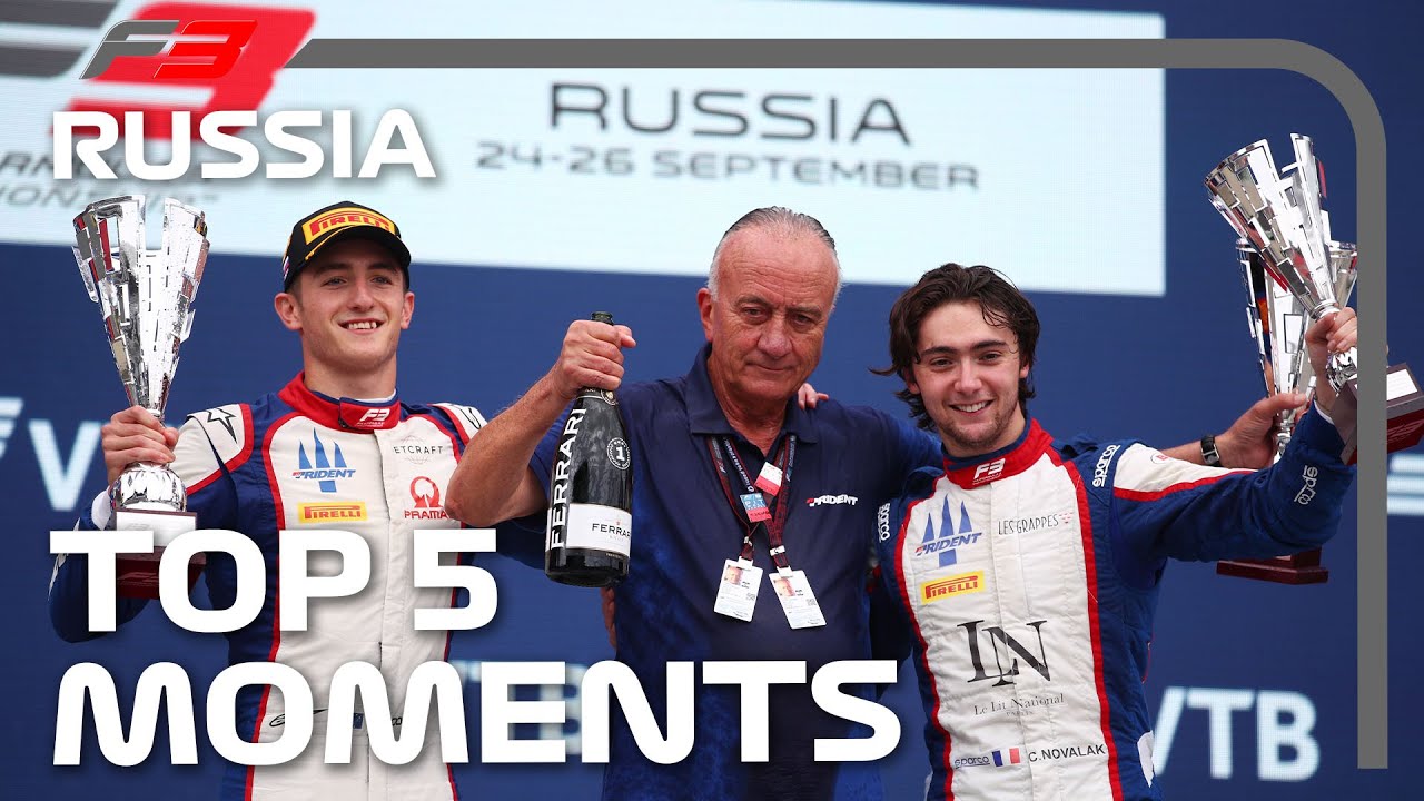 Top 5 Formula 3 Moments : 2021 Russian Grand Prix