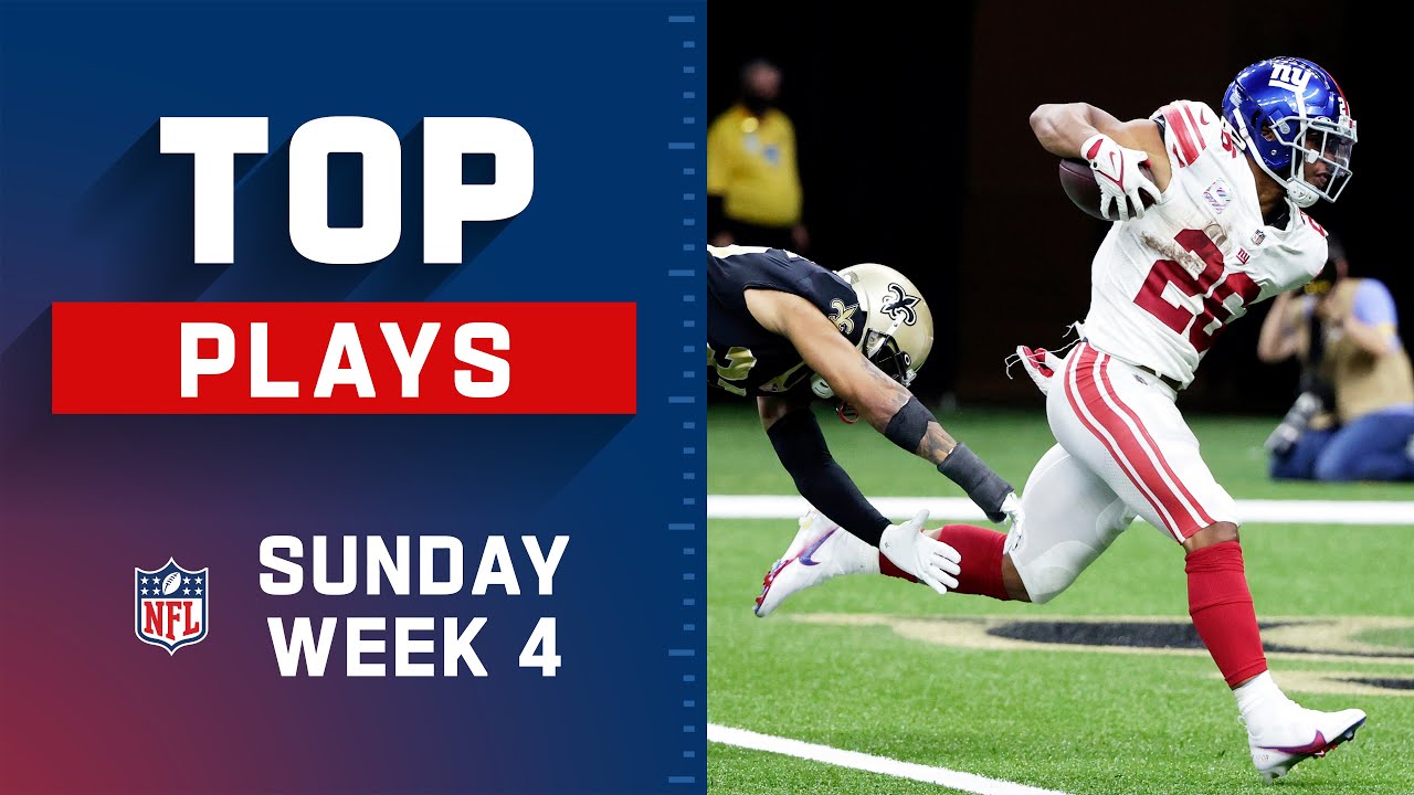 image 0 Top Plays From Sunday Week 4! : 2021 Nfl Highlights