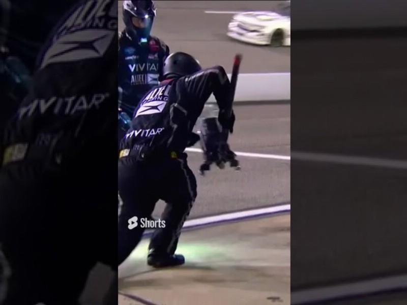 Tripping During A Pit Stop? #shorts