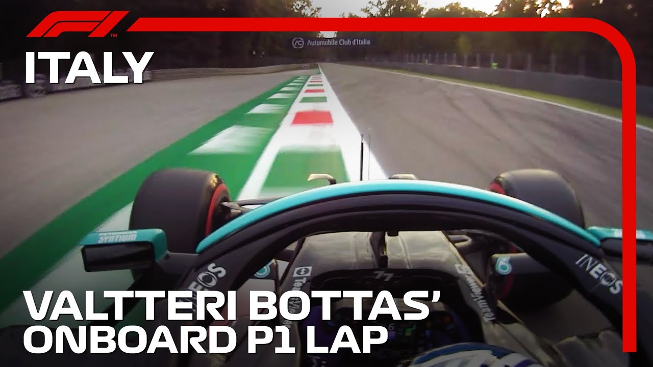 image 0 Valtteri Bottas' P1 Lap From Qualifying : 2021 Italian Grand Prix : Pirelli