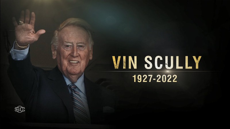 Vin Scully Iconic Former Los Angeles Dodgers Broadcaster Has Died At Age 94 : Sportscenter