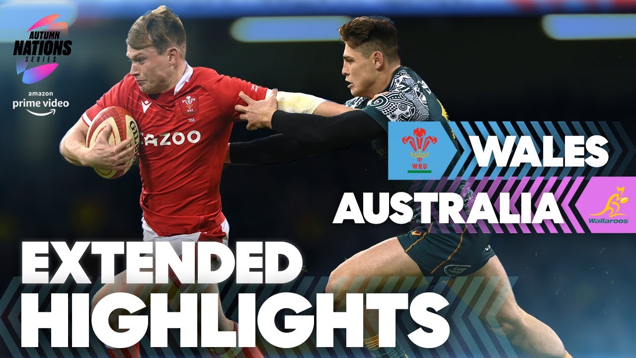 Wales 29 - 28 Australia : Extended Highlights : Autumn Nations Series 2021