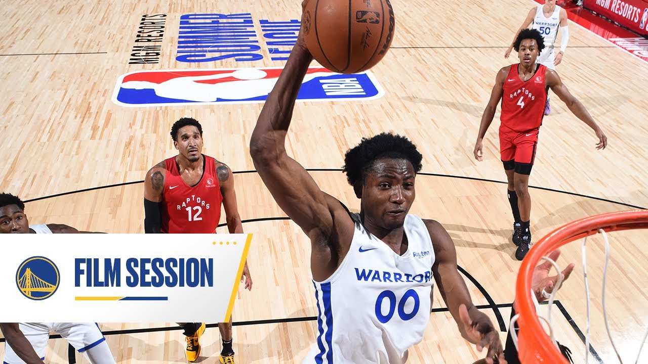 image 0 Warriors Film Session : Warriors Top Raptors 90-84 In Summer League Presented By Oracle