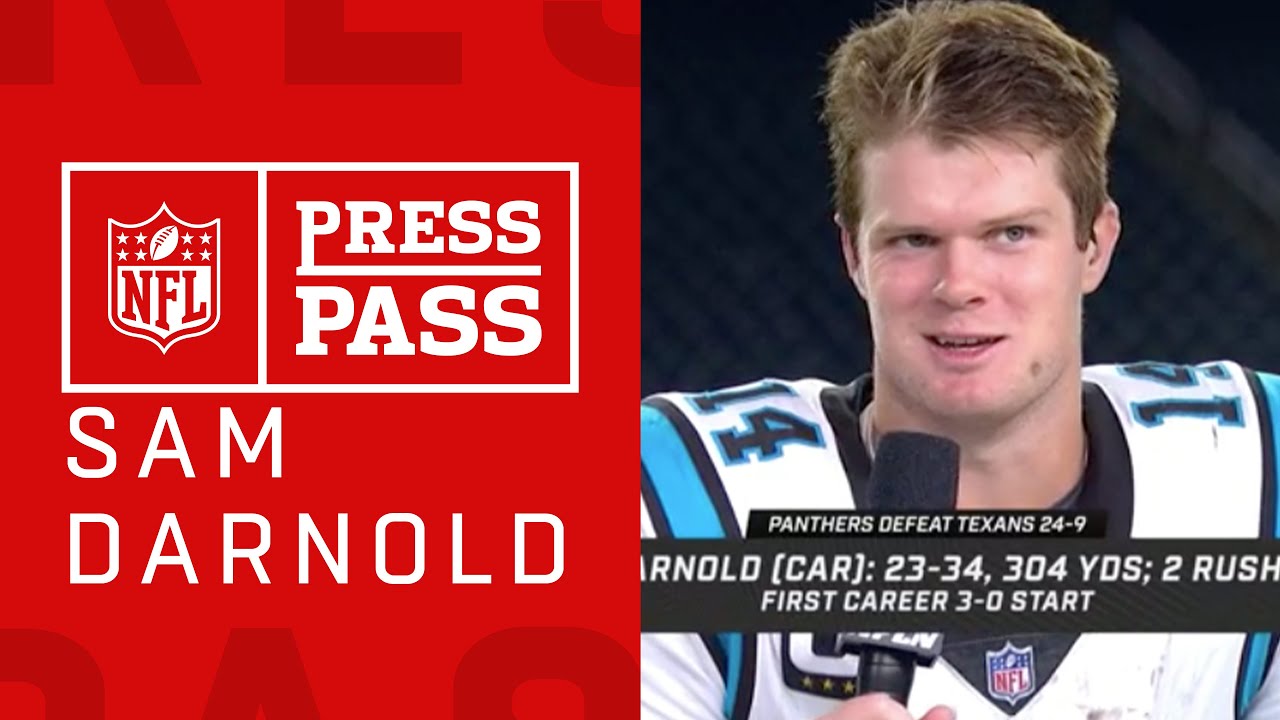 image 0 we Got Him A Win Sam Darnold On What He Got Panthers Oc Joe Brady For His Birthday