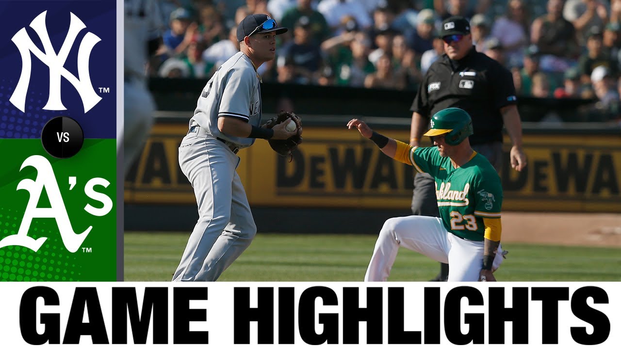 image 0 Yankees Vs. A's Game Highlights (8/29/21) : Mlb Highlights